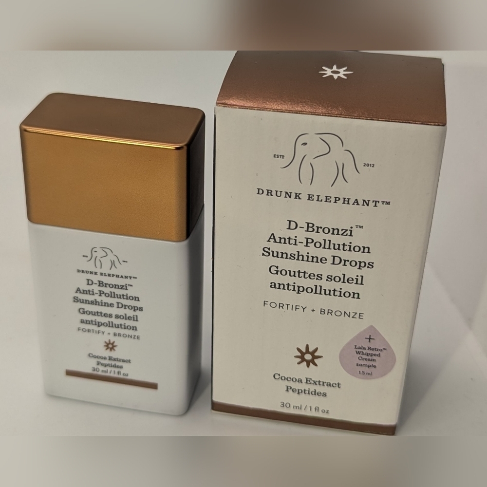 NIB Drunk Elephant D-Bronzi Anti-Pollution Sunshine Drops
